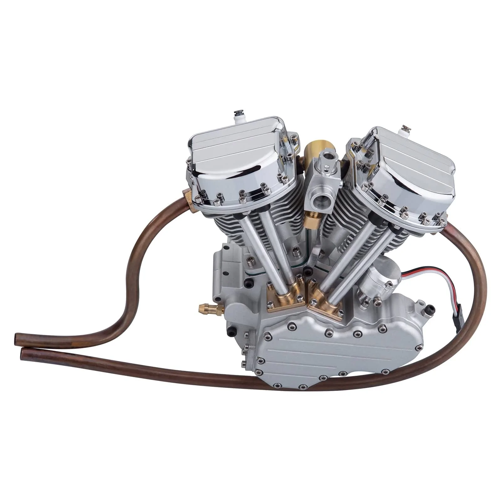 CISON FG-VT9 9cc V2 Two-Cylinder Four-Stroke Air-cooling Gasoline Motorcycle Engine with Base Air Filter Set