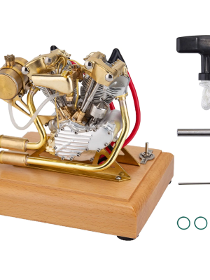 RETROL R29 4.2CC Miniature V-Twin Engine Motor OHV for Mini Chopper Bike Motorcycle