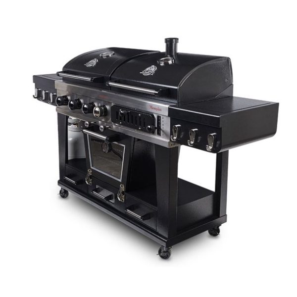 Pit Boss Memphis Ultimate 4-in-1 Gas & Charcoal Combo Grill with Smoker (Clearance Sale Last 120pcs)