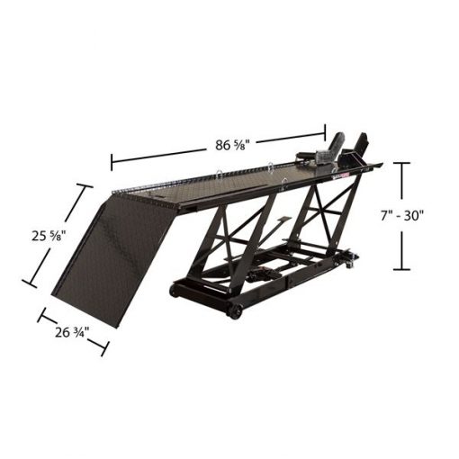Hydraulic Motorcycle Lift Table – 1,000 lb. Capacity