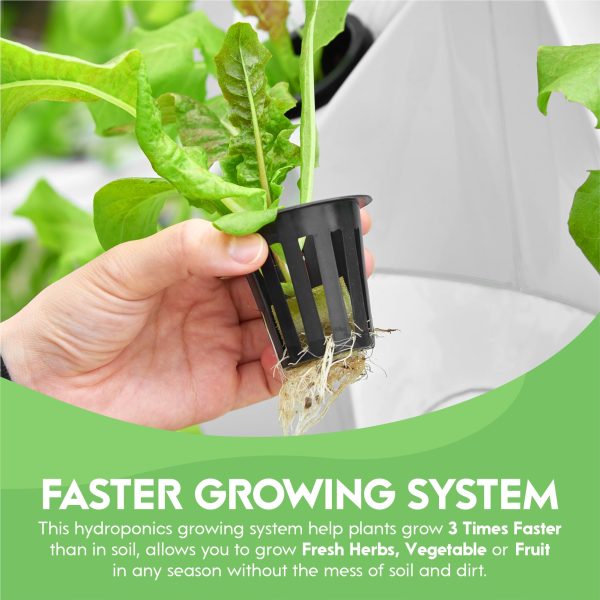 System Automated Aeroponic Vertical Garden Tower