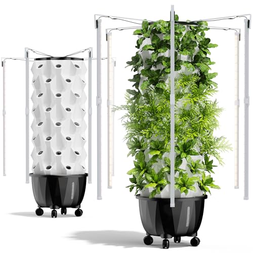 System Automated Aeroponic Vertical Garden Tower