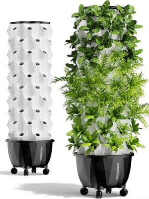 System Automated Aeroponic Vertical Garden Tower