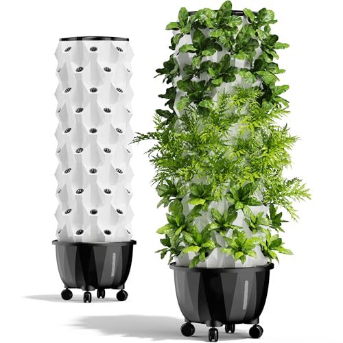 System Automated Aeroponic Vertical Garden Tower