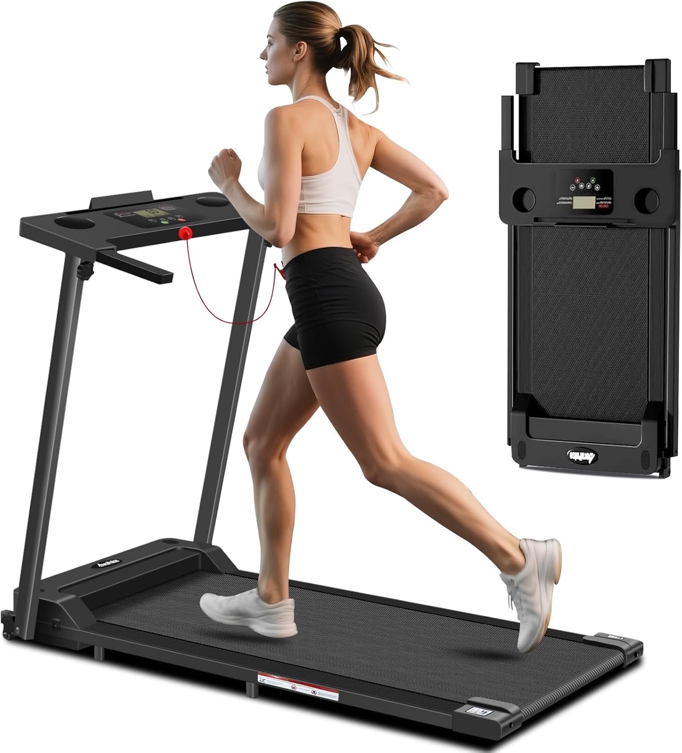 Portable Foldable Treadmills for Home, Small Folding Treadmill for Home
