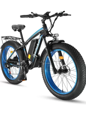 ✨Wide tire electric bike with 1000W 48V/17.5Ah removable battery 31MPH✨