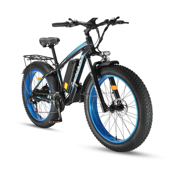 ✨Wide tire electric bike with 1000W 48V/17.5Ah removable battery 31MPH✨